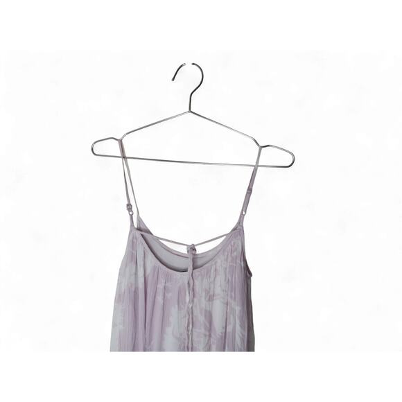 AllSaints Paola Futurae Pink Floral Maxi Dress Women’s Size 0 Lined Flowy Boho - Picture 9 of 12